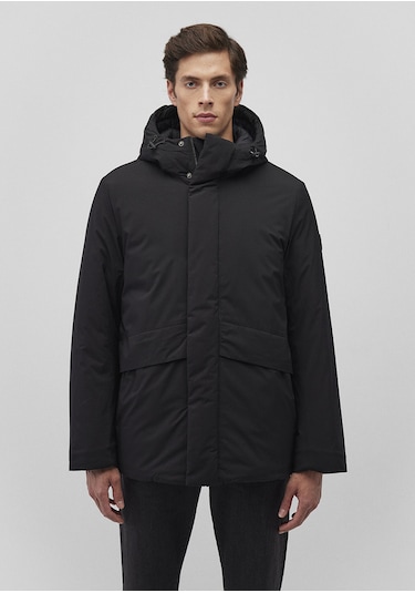 Mavi - Kapüşonlu Siyah Parka 0110443-900 Siyah