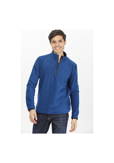 Exuma Yarım Fermuarlı Polar 2312001-411-m.nıght Blue Mavi