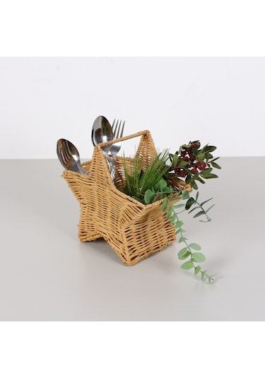 Yıldız Rattan 20x11x20 Cm. Dekoratif Düzenleme