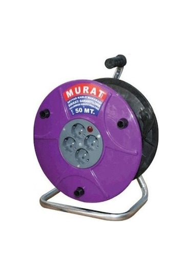 Seyyar Kablo Makaralı Uzatma Kablosu 3x2,5 Mm 50 Mt 50 M