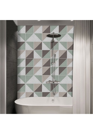 Skycity 20x20cm Pvc Otomatik Yapışkan Medenî Avrupalı Stilleri Duvar Çini Sticker, 10 Adet Paket, Kolay Uygulama Ve Kaldırma, Ev Dekoru İçin