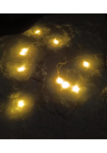 Led Pilli Dekoratif Led Işık Yılbaşı Süsü 2 Metre Duvar Dekor Hediye