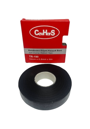 Kendinden Eriyen Kauçuk Bant 19mm 8 Metre Elektrik Bandı