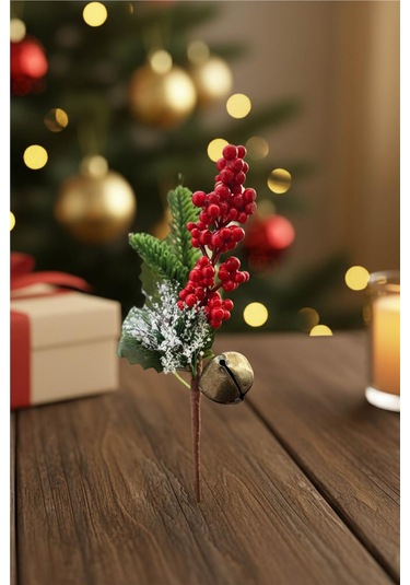 Yılbaşı Ağaç Süsleri Koleksiyonu-çanlı Kokina Süsü