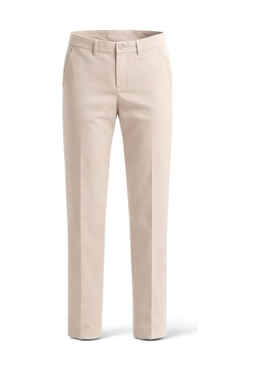 Düz Kumaş Slim Fit Klasik Erkek Pantolon Rafael Bej