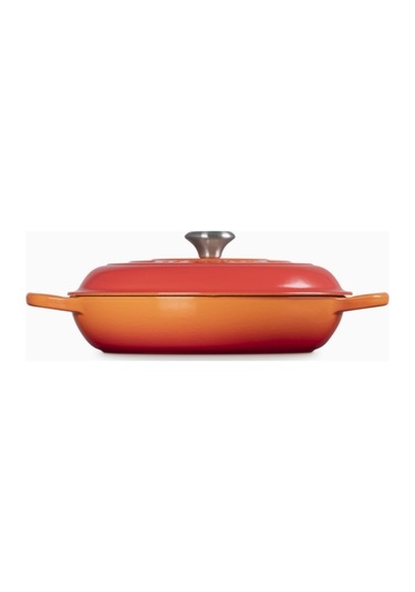 Le Creuset Gourmet Profesyonel Lüks Döküm Tencere Turuncu 28 Cm