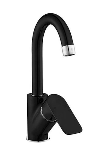 Ar Fia Mat Siyah Kuğu Lavabo Bataryası 103508965