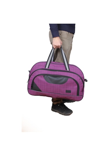 Strong Havlu Kumaş Büyük Boy Spor Seyahat Çantası Mor