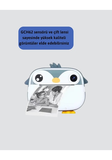 Anında Baskı Ve Yüksek Çözünürlüklü Çift Lensli Fotoğraf Makinesi