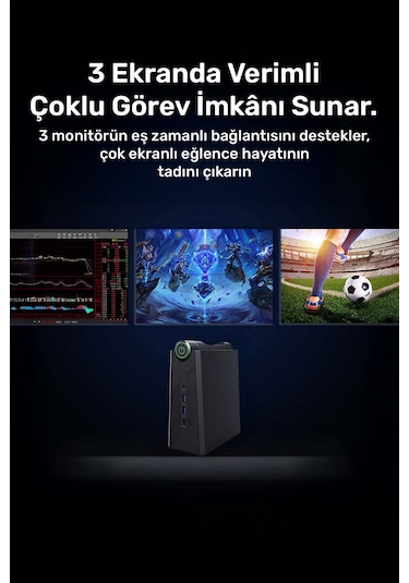 Raxius MP AM08-PRO-R7-780M-845HS008 R7-8845HS 32 GB 512 GB SSD Free Dos Mini Pc