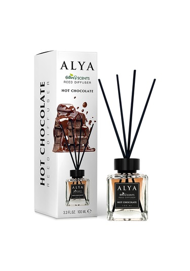 Alya Nature's Scents Green Tea + Hot Chocolate + Pine Apple & Coconut Bambu Çubuklu Oda Kokusu 3 x 100 ML