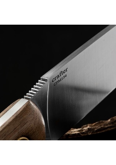 Manly Crafter Cpm-154 Walnut Kamp Bıçak Kahverengi