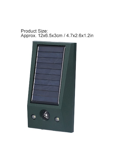 Skycity Sokağa Ve Kamp İçin Çok Fonksiyonlu Hayvan Kovucu - Ultrasonik Güneş Enerjili Led Su Geçirmez Alev Işıklı Fare Ve Yabani Hayvan Kovucu