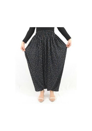 Özözkanlar Çiçekli Yöresel Menekşe Aşağıdan Ağlı Şalvar Renk-2 Çok Renkli