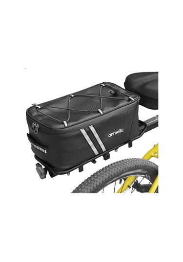 Jeemson 7l Bisiklet Çantası - Yağmurluklu, Ergonomik Tasarım, Siyah Pu Çok Renkli