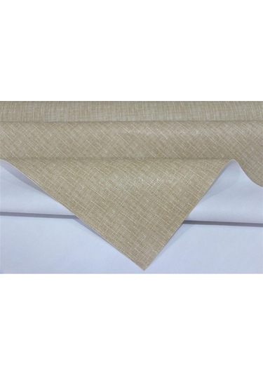 Elyaf Astarlı Silinebilir Muşamba Masa Örtüsü Bej - 141-a-kahve