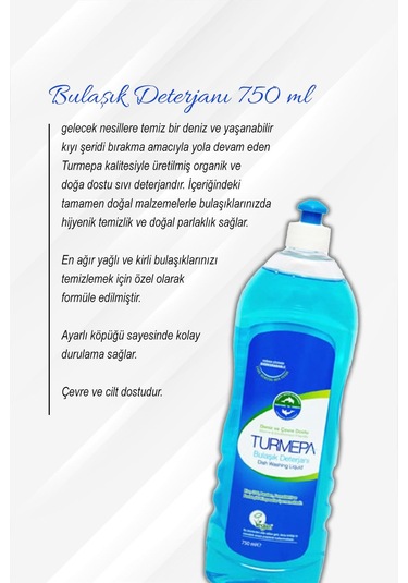 Bulaşık Deterjanı Turmepa 750 Ml 5 Al 4 Öde Ve Rosie Pamuk