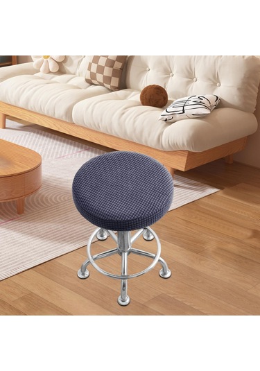 Suntek Magideal Bar Taburesi Kapakları Minderleri Dia.12 14" Mavi gri