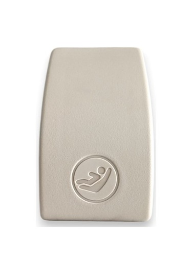 Skoda Octavia 2017-2020 Arka Koltuk İsofix Kapağı Bej 5e0887187b