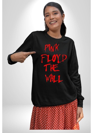 Pink Floyd The Wall Unisex Siyah Sweatshirt Siyah