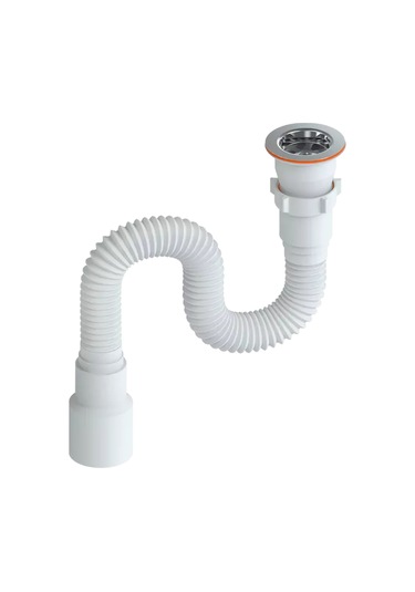 Rostovskaa Manufaktura Santehniki Evrensel Sifon Kırışlı Sgu-0,8 198075199