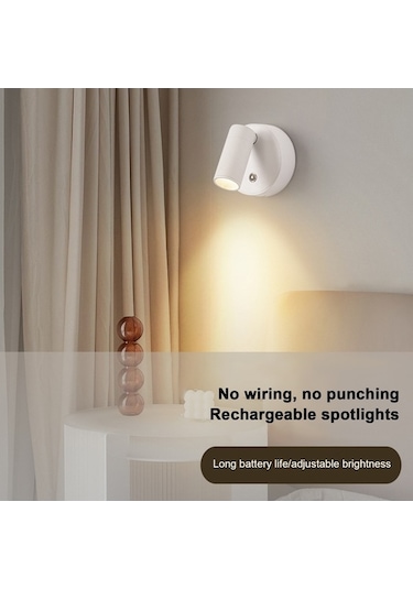 Yulong Geeroyoo "manyetik Duvar Lambası: 3 Renk Sıcaklığı, Beyaz