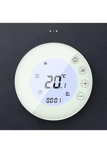 Xindoker Beyaz X7gb Akıllı Elektrikli Isıtıcı Termostati, Wifi Uyumlu, Dokunmatik Ekran, Uzak Kumanda, Ev Isı Kontrolü