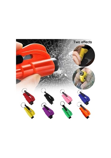 Novahub Araba Kurtarma Kiti: Emniyet Çekiç, Cam Kırıcı, Emniyet Kemer Kesici, Yay Tipi Çekiç, Anahtarlık, Acil Kurtarma