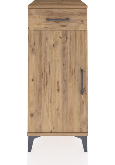 Hyperion Komodin Tek Raflı Tek Çekmeceli Tek Kapaklı 44x44x10... Çam