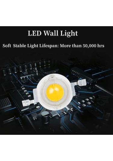 Cbtx Esnek Duvara Monte Led Gece Lambası Başucu Metal 1w Ev, Otel İçin Sıcak Işık Lambası - 3102 Krom