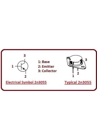 5 Adet Rft 2n3055 Transistör Npn To-3 60v 15a