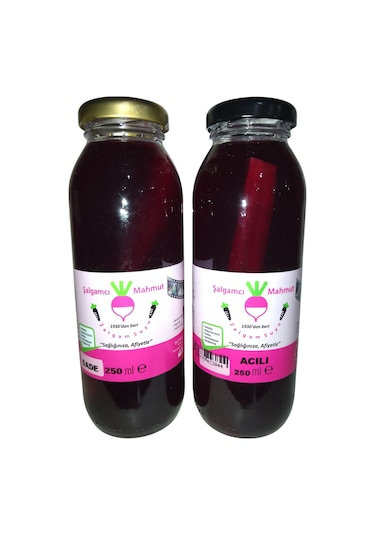 Şalgamcı Mahmut Cam Şişede Taneli Şalgam 24 x 250 ML