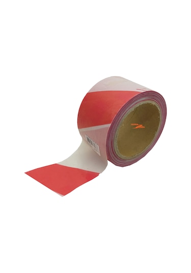 İkaz Bantı 180 Metre Kırmızı Beyaz Uyarı Bantı