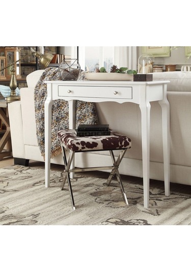 Wooding 85 Cm Çekmeceli Masif Beyaz Lake Bonamy Dresuar Beyaz