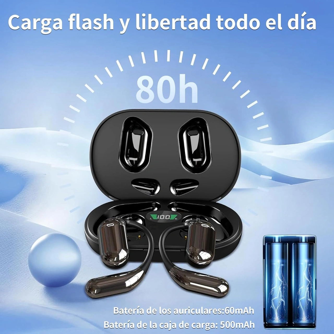 Dofolink Aı Çift Yönlü 144 Dil Anlık Çeviri Kulaklığı - Müzik/arama, Bluetooth 5.4, Açık Kulak Tasarımı, İos/android Uyumlu Q16