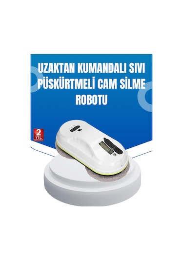 Ups Destekli Düşmeye Karşı Korumalı Cam Temizleme Robotu Çok Renkli
