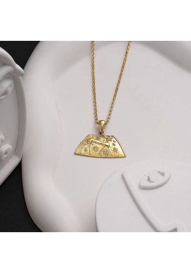 İpek Silver  925 Ayar Gümüş Mitolojik Geyik Unısex Kolye Gümüş