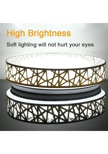Canmeıjıa Yeni Kuş Yuvası Led Tavan Lambası 26cm 16w/30w/50w/70w Süper Parlak Tavan Işıkları Oturma Odası Yatak Odası İçin Yüzeye Monte 16w Cold White