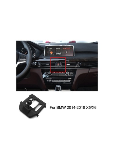 Bmw Araba Hava Çıkışı Modifiye Cep Telefonu Tutucu Tabanı İçin, Model: 14-18 X5 / X6