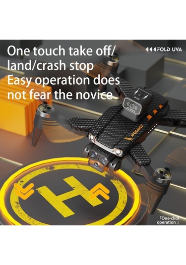 Js22pro Drone,4k Uzaktan Kumandalı, Fırçasız Motorlu 360 Roll Özellikli , Çift Lens Korumalı Drone-1472