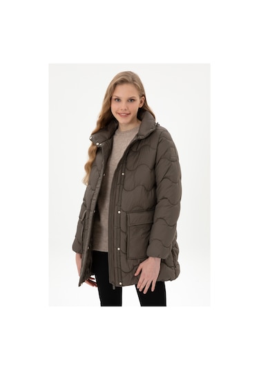 U.s. Polo Assn. Kadın Vizon Kaban 50312018-vr052 Vizon