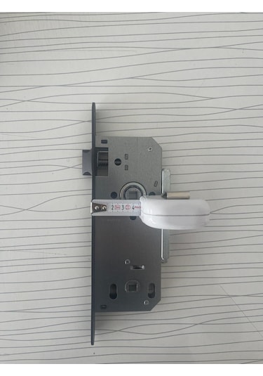 Sessiz İç Oda Kapı Kilidi Wc-banyo Siyah 40mmx23mm