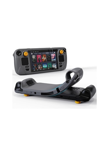 Steam Deck Oled/lcd Uyumlu Silikon Koruyucu Kılıf Gri M53