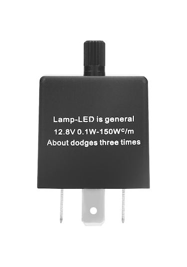 Suofeng Cf13 Kt 3-pin Led Flaş Rölesi, 0.1-150w Güç Aralığı, Flaş Frekansı Ayarlanabilir, Led/normal Sinyal Lambaları İçin Hızlı Flaş Sorunu Tamiri