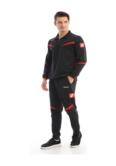 Lotto Suit Team Ant Pl Black/Red Eşofman Takımı N8162