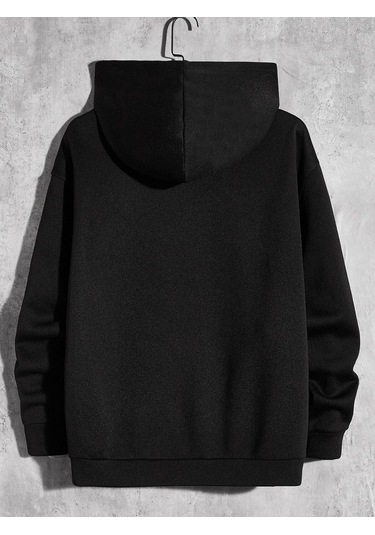 Unisex Kadın/erkek Harajuka Sokakt Oyun Kartı Baskı Siyah-17288 Siyah