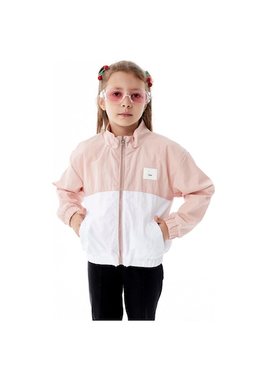 Benitto Kids Kız Çocuk Mevsimlik Yağmurluk Ceket 51359 Pembe