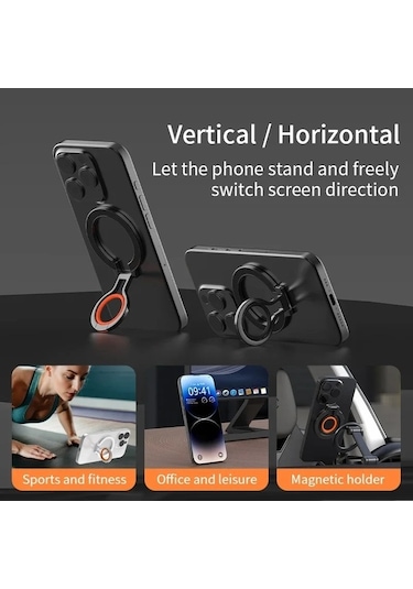 Tysm Joyjadehub Magsafe Manyetik Parmak Yüzük Tutucu, Cep Telefonu İçin, Evrensel Uyumluluk 1pc
