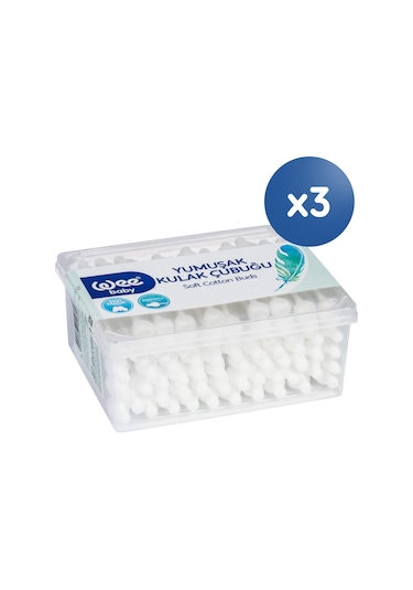 Emniyetli Kulak Temizleme Çubuğu Seti (60x3 180 Adet)