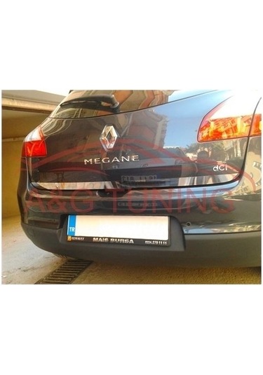 Renault Megane 3 Hb Krom Bagaj Alt Çıta Formlu 2010 Üzeri Paslanm